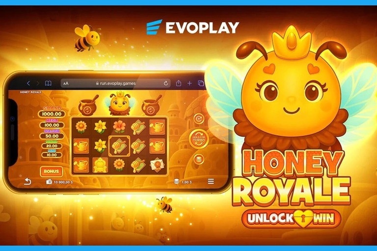 Honey Royale Slot von Evoplay mit Jackpot Features