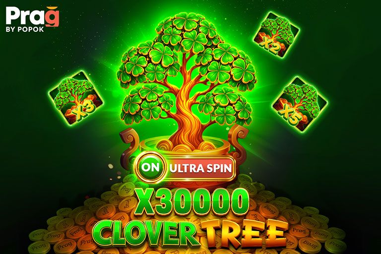 Clover Tree x30000 Slot von PopOK Gaming mit Expan­ding Wilds